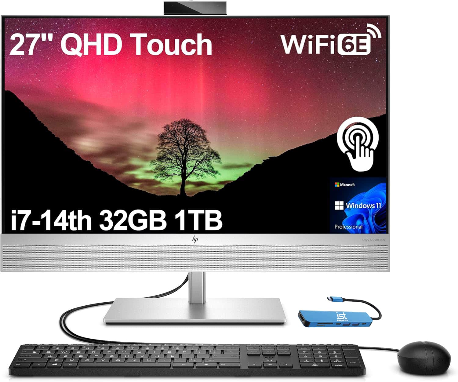 HP EliteOne 870 Desktop, Intel Core i5-14500, 16GB RAM, 512GB SSD
