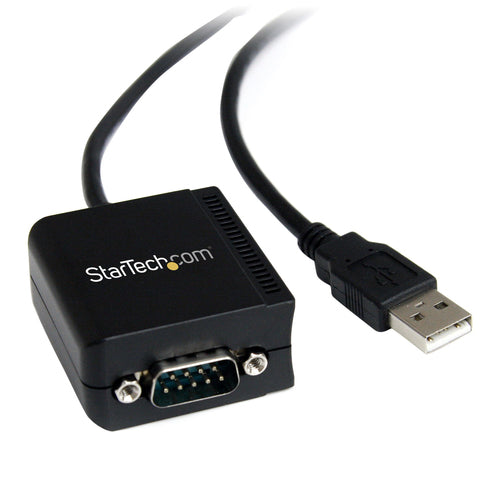 Startech 1 Port Ftdi USB To Serial Rs232 Adapter Cable Isolation 2Yr