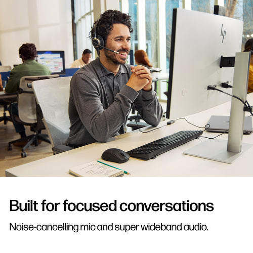 HP Poly Mission 615 Mono USB Wired Headset