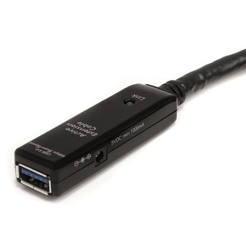 Startech 10M USB 3.0 A To A Extension Cable, M/F, Black, Led, Ltw
