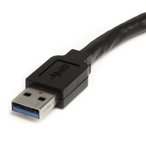 Startech 10M USB 3.0 A To A Extension Cable, M/F, Black, Led, Ltw
