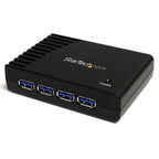 StarTech 4 Port Black Superspeed USB 3.0 Hub, 4 Port USB 3.0 Hub 2Yr