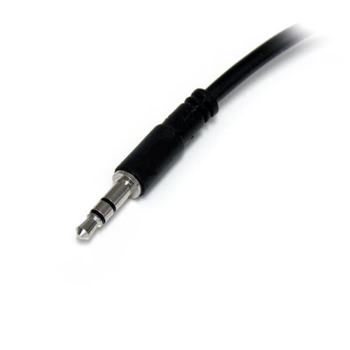 Startech 3.5Mm Stereo Splitter Cable, 3-Position To 2X 3-Position, M/F, Ltw