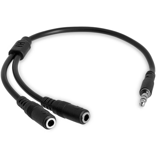 Startech 3.5Mm Stereo Splitter Cable, 3-Position To 2X 3-Position, M/F, Ltw