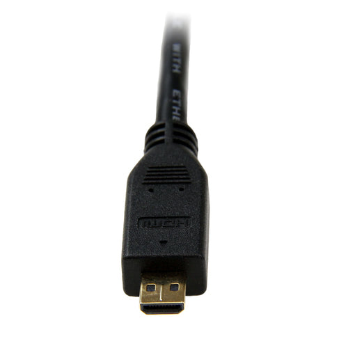 Startech 2M HDMI 1.4 To Micro HDMI Adapter Cable With Ethernet, Black, Ltw