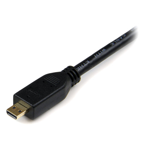 Startech 2M HDMI 1.4 To Micro HDMI Adapter Cable With Ethernet, Black, Ltw