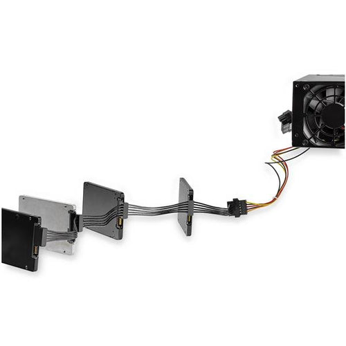Startech 4X Sata Power Splitter Adapter Cable - 4 Sata Power Cable, Ltw
