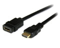 Startech 2M HDMI Extension Cable, 4K X 2K, M/F, Black, Ltw