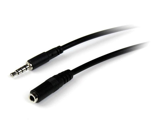 Startech 2M 3.5Mm Audio Extension Cable - 4 Position Trrs - M/F, Ltw