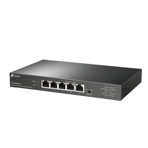 Tp-Link 5-Port Unmanaged 2.5G Switch, Poe++(4), 123W, Metal Case, 5Yr