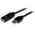 Startech 10M Usb2.0 A To A Extension Cable, M/F, Black, Led, Ltw
