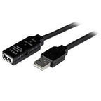 StarTech 5M Usb2.0 A To A Extension Cable, M/F, Black, LED, Ltw