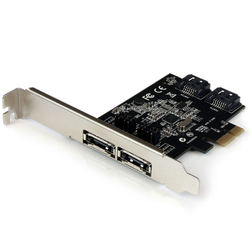 Startech 2 Port Esata Pcie Card, 6Gb/S, Std Profile, 2Yr