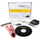 Startech 2 Port Esata Pcie Card, 6Gb/S, Std Profile, 2Yr