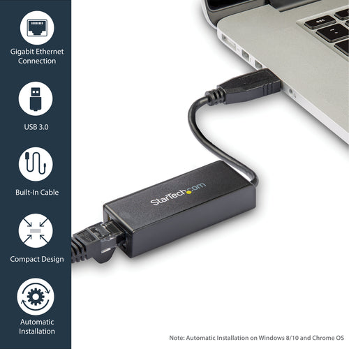 Startech USB 3.0 To Gbe Nic Network Adapter 10/ 100/ 1000 2Yr