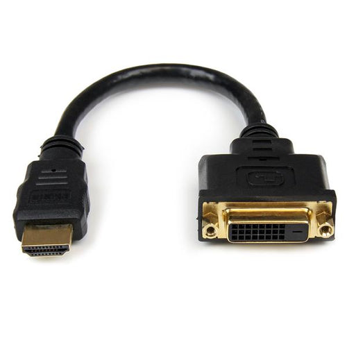 Startech 0.2M HDMI To Dvi-D Adapter Cable, M/F, Black, Ltw
