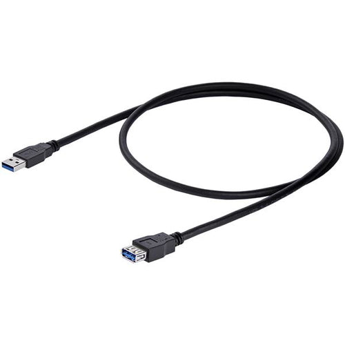 Startech 1M USB 3.0 A To A Extension Cable, M/F, Black, Ltw