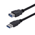 Startech 1M USB 3.0 A To A Extension Cable, M/F, Black, Ltw