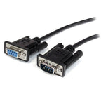 StarTech 3M Black Straight Through Serial Cable, DB9 M/F