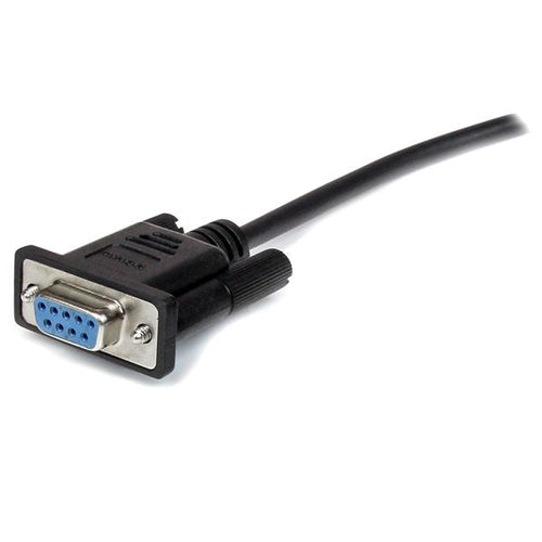 Startech 3M Black Straight Through Serial Cable - Db9 M/F