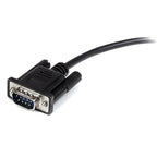 Startech 3M Black Straight Through Serial Cable - Db9 M/F