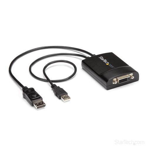 Startech Dp To Dvi-D Adapter, USB Power, 3Yr