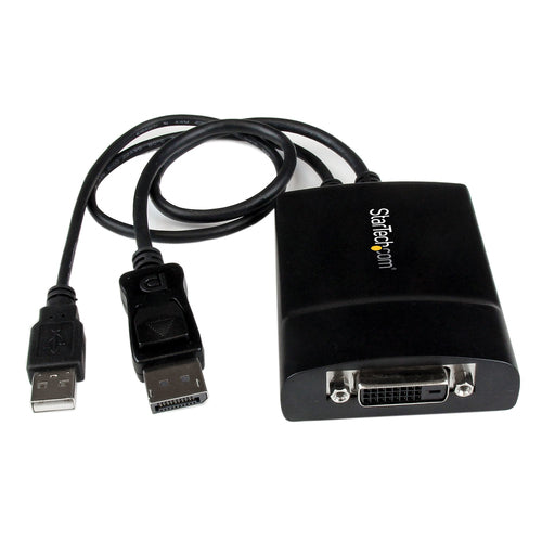 Startech Dp To Dvi-D Adapter, USB Power, 3Yr