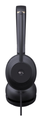 Yealink Wired (Uh37) Ms Stereo Headset,Noise Cancelling Mic,Leather,Usb-C, C To A Adaptor