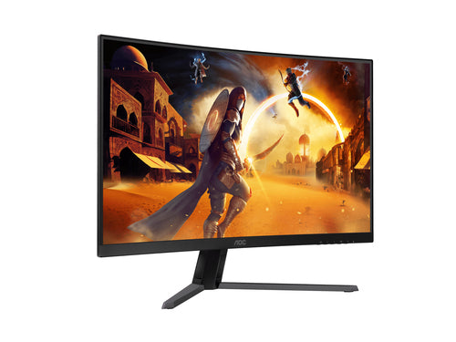 Aoc 31.5" (16:9) Curve, Qhd, 1Ms, 180Hz, Freesync, 1000R, Hdmi(2) ,Dp, 3Yr