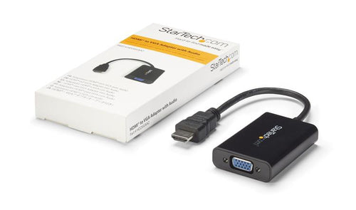 Startech HDMI To VGA Adapter, Audio, 3Yr