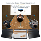Startech 4-Way Privacy Screen For 13-Inch Surface Pro 8/9/X Laptop, Portrait/Landscape Mod