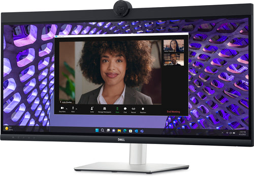 Dell Pro Plus 34″ Curved Monitor, WQHD, USB-C Hub, Webcam, Speakers