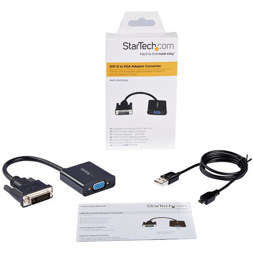 Startech Dvi-D To VGA Adapter, 3Yr