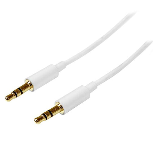 Startech 3.5Mm Stereo Cable, 2M, M/M, White, Ltw