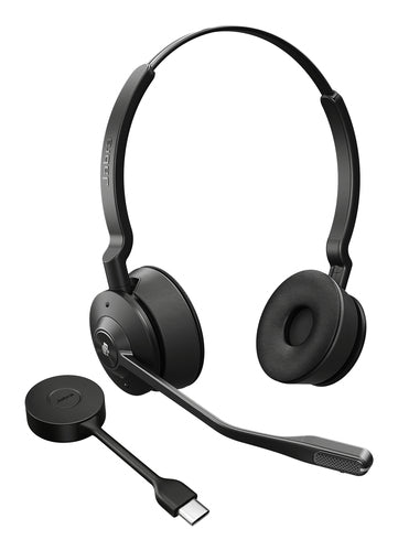 Jabra Engage 55 Se Ms Stereo Dect Headset,Link 400C Bt Dongle,Softphone/Deskphone, Usb-C