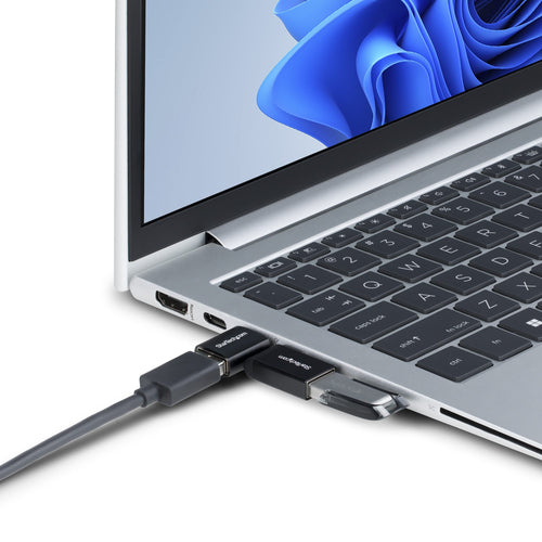 Startech Usb-C To Usb-A Adapter, Right-Angled, USB 5Gbps, 3A, Usb-C Male To Usb-A Female C