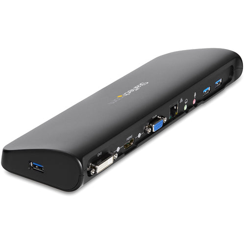 Startech USB 3.0 Dock, Dual Display, Hdmi, Dvi, Vga, Usb(3), Rj45, 3Yr