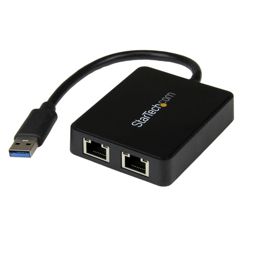 Startech USB 3 To Dual Port Gbe LAN Adapter