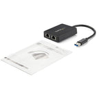 Startech USB 3 To Dual Port Gbe LAN Adapter