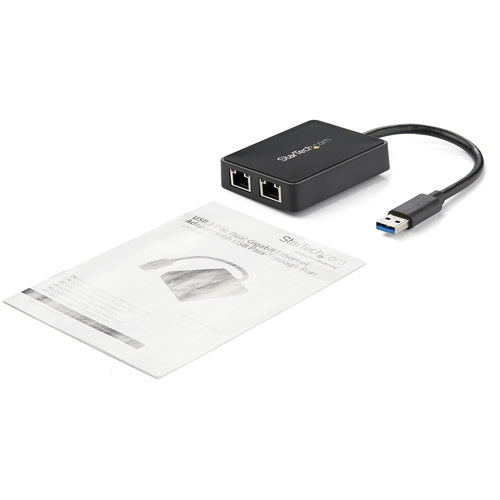 Startech USB 3 To Dual Port Gbe LAN Adapter