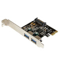 Startech 2 Port Pcie USB 3.0 Card, Sata Power Required, Low Profile, 2Yr