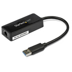StarTech USB 3.0 To GbE Nic Network Adapter W/Usb Port 2Yr