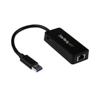 Startech USB 3.0 To Gbe Nic Network Adapter W/Usb Port 2Yr