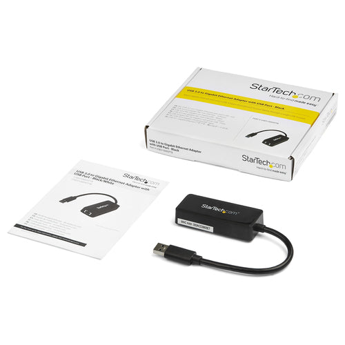 Startech USB 3.0 To Gbe Nic Network Adapter W/Usb Port 2Yr