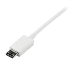 Startech 1M Usb2.0 A To Micro Usb2.0 B Cable, M/M, White, Ltw