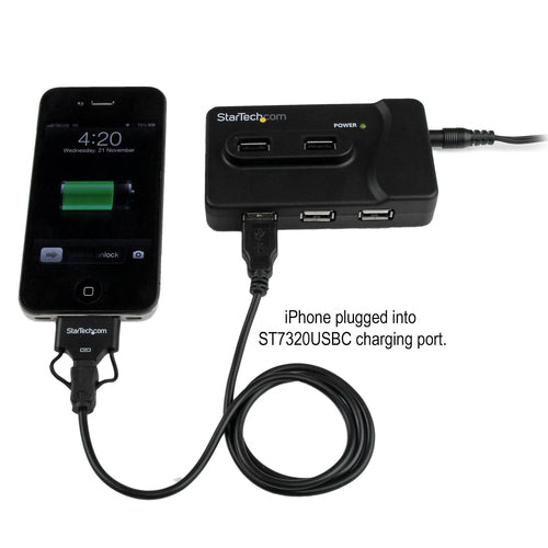 Startech 6 Port Usb2.0 Hub, USB 3.0(3), Portable, 2Yr