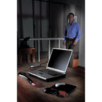 Kensington Duo Gel Mouse Pad With Wrist Rest - Red/Black
