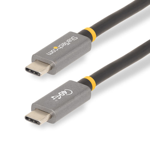 Startech 3Ft (1M) Usb4 Cable 40Gbps, 100W (5A) Power Delivery, 8K 120Hz / 4K 240Hz Dp Alt
