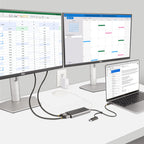 Startech Usb-C To Dual-Hdmi Adapter - Usb-C Or A To 2X HDMI - 4K 60Hz - 100W Power Deliver