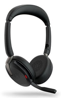 Jabra Wireless Evolve2 65 Flex Uc Stereo Bt Headset W/Charging Stand + Link390A, Usb-A